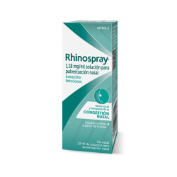 Rhinospray 1,18 mg/ 12 ml solucion para pulverizacion nasal 1 envase pulverizador de 12 ml
